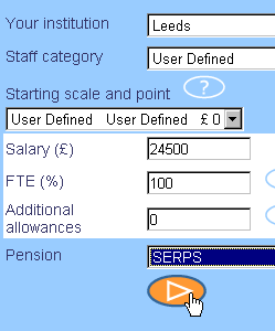 Manually input salary