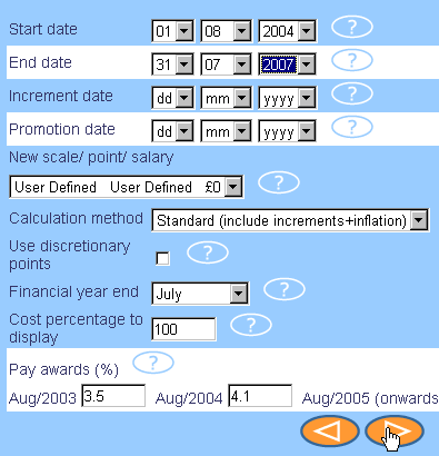 Screen 2 of a calculation